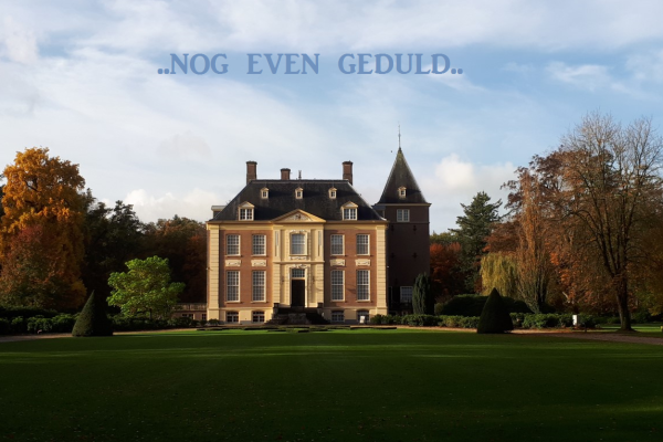 Nog even geduld..